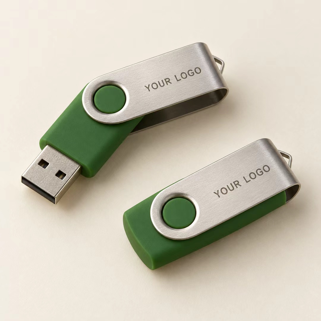 USB Drives branded product concept with Your Logo artwork