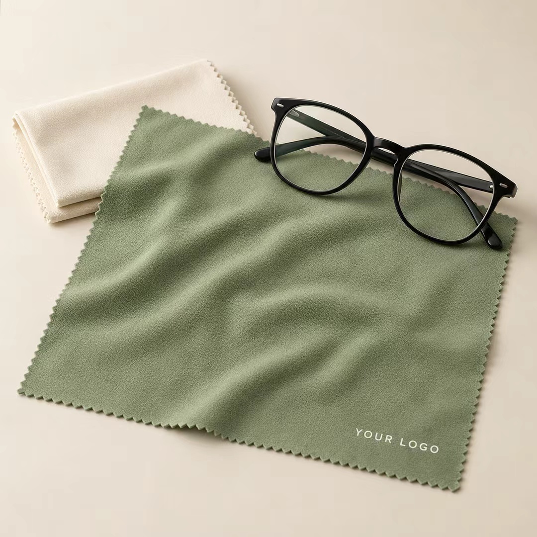 Cleaning Cloths branded product concept with Your Logo artwork