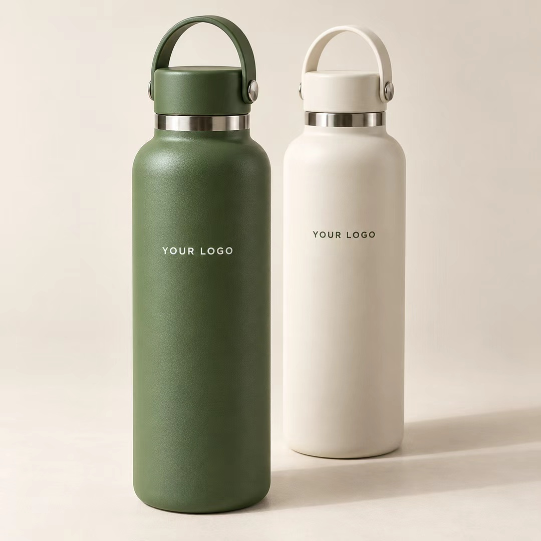 Water Bottles branded product concept with Your Logo artwork