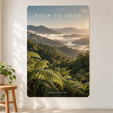 Posters printed by Whenua Printing